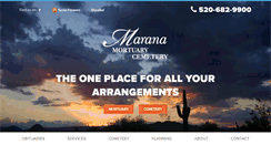 Desktop Screenshot of maranamortuarycemetery.com